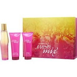 Mambo Mix By Liz Claiborne Eau De Parfum Spray 3.4 Oz & Body Lotion 3.4 Oz & Shower Gel 3.4 Oz For Women