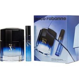 Pure Xs By Paco Rabanne Edt Spray 3.4 Oz & Edt Spray 0.68 Oz (travel Edition) For Men