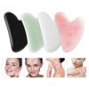 Natural Jade Gua Sha Scraper Board Massage Rose Quartz Jade Guasha Stone for Face Neck Skin Lifting Wrinkle Remover Beauty Care